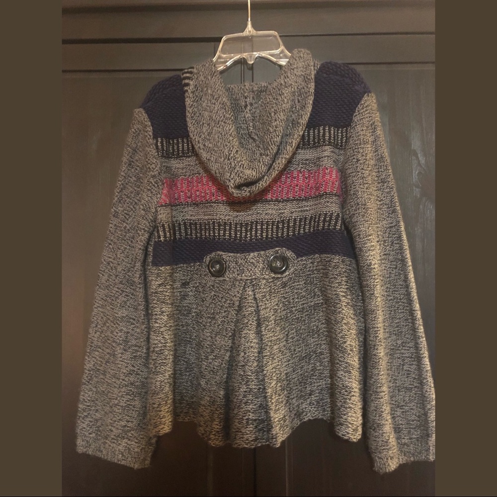 Style & Co Hooded Cardigan Sweater - Picture 2 of 3